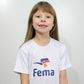 Camiseta de Manga Curta - Uniforme FEMA